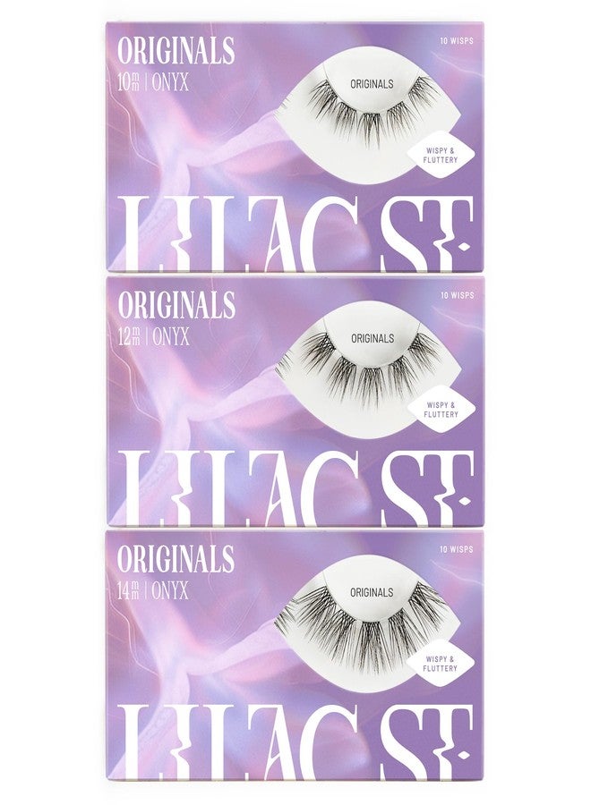 Lilac St. Lilac St - Originals Natural Faux Eyelash Clusters (10-12-14mm) - Soft, Natural Look - DIY Lash Extension Wisps - Lightweight & Lifelike - Lasts 10 Days - Women Founded - 30 Lashes - Image 1